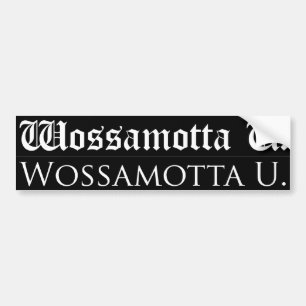 Adesivo Para Carro Autocolante no vidro traseiro de Wossamotta U (2