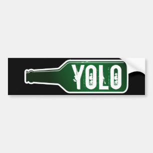 Adesivo Para Carro Autocolante no vidro traseiro de Yolo você vive