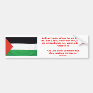 Adesivo Para Carro Autocolante no vidro traseiro do 4:75 de PALESTINA