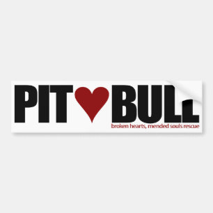 Adesivo Para Carro Autocolante no vidro traseiro do amor do pitbull