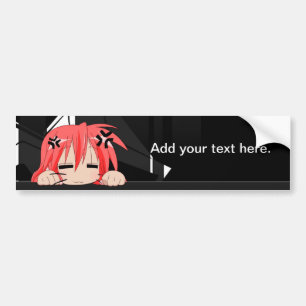Adesivo Para Carro Autocolante no vidro traseiro do Anime
