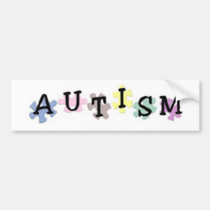 ADESIVO PARA CARRO AUTOCOLANTE NO VIDRO TRASEIRO DO AUTISMO