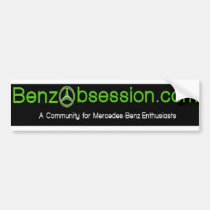 Adesivo Para Carro autocolante no vidro traseiro do benzobsession