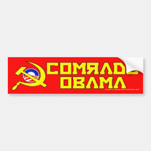 Adesivo Para Carro Autocolante no vidro traseiro do camarada Obama