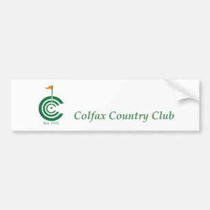 Adesivo Para Carro Autocolante no vidro traseiro do clube de Colfax