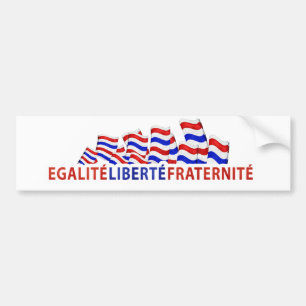 Adesivo Para Carro Autocolante no vidro traseiro do dia de Bastille