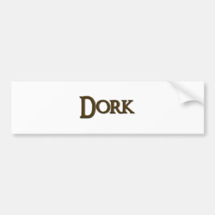 Adesivo Para Carro Autocolante no vidro traseiro do Dork