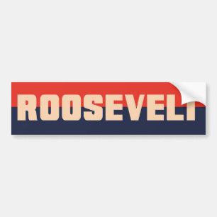 Adesivo Para Carro autocolante no vidro traseiro do FDR Roosevelt da