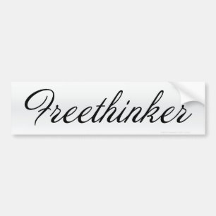 Adesivo Para Carro Autocolante no vidro traseiro do Freethinker
