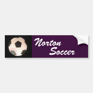 Adesivo Para Carro Autocolante no vidro traseiro do futebol de Norton