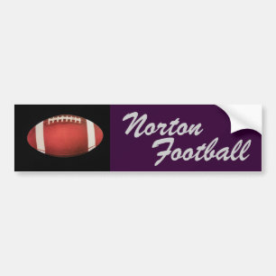 Adesivo Para Carro Autocolante no vidro traseiro do futebol de Norton
