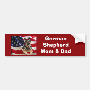 Adesivo Para Carro Autocolante no vidro traseiro do german shepherd