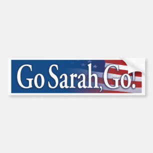 Adesivo Para Carro autocolante no vidro traseiro do go_sarah_go_Blue