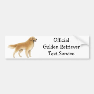 Adesivo Para Carro Autocolante no vidro traseiro do golden retriever