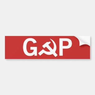 Adesivo Para Carro Autocolante no vidro traseiro do GOP do russo