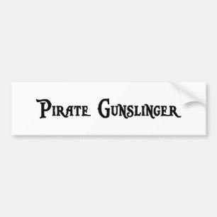 Adesivo Para Carro Autocolante no vidro traseiro do Gunslinger do