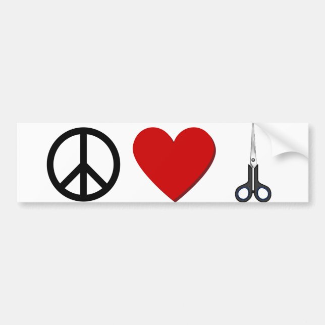 Adesivo Para Carro Autocolante no vidro traseiro do Hairstylist (Frente)