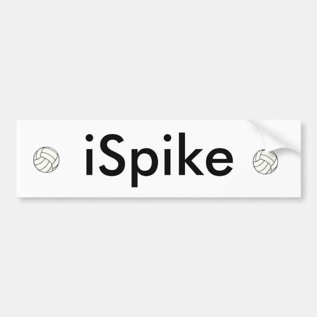 Adesivo Para Carro autocolante no vidro traseiro do iSpike (Frente)