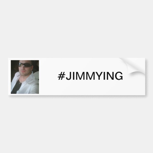 Adesivo Para Carro Autocolante no vidro traseiro do #JIMMYING (Frente)