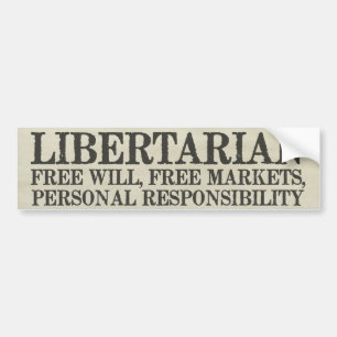 Adesivo Para Carro Autocolante no vidro traseiro do libertarianismo
