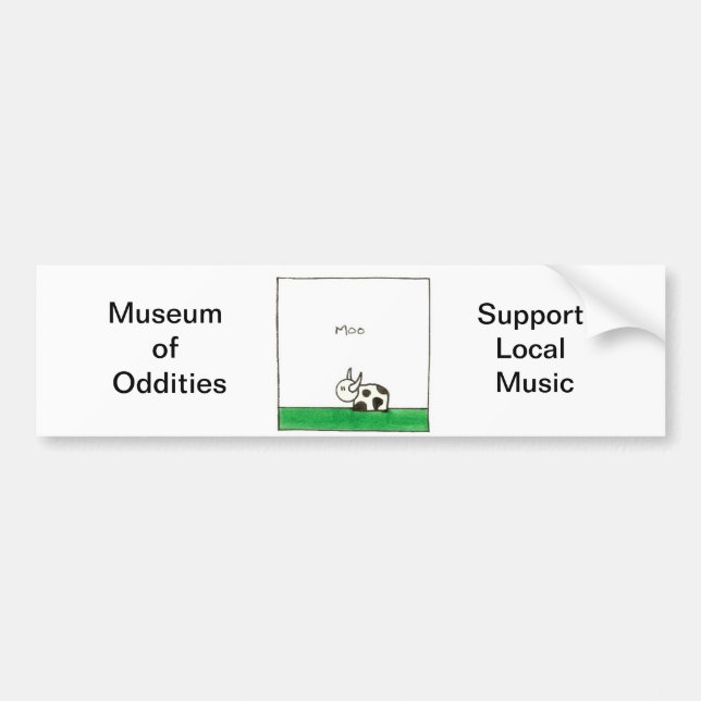 Adesivo Para Carro Autocolante no vidro traseiro do MOO (Frente)