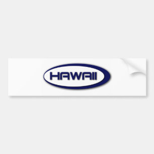 Adesivo Para Carro Autocolante no vidro traseiro do Oval de Havaí