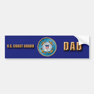Adesivo Para Carro Autocolante no vidro traseiro do pai de USCG