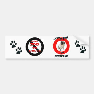 Adesivo Para Carro Autocolante no vidro traseiro do Pug