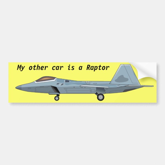 Adesivo Para Carro Autocolante no vidro traseiro do raptor F-22 (Frente)