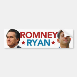 Adesivo Para Carro Autocolante no vidro traseiro do retrato de Romney