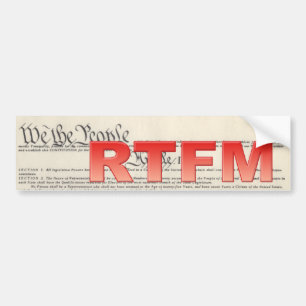 Adesivo Para Carro Autocolante no vidro traseiro do RTFM da