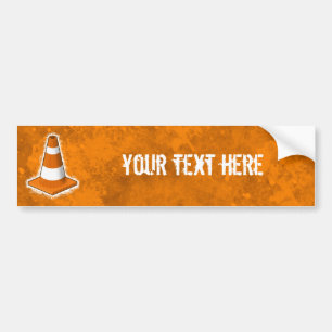 Adesivo Para Carro Autocolante no vidro traseiro do Splatter do cone