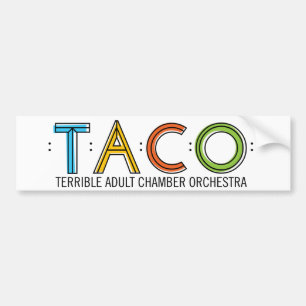 Adesivo Para Carro Autocolante no vidro traseiro do TACO