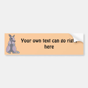 Adesivo Para Carro Autocolante no vidro traseiro do tatu