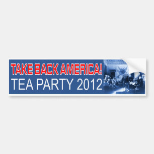 Adesivo Para Carro Autocolante no vidro traseiro do tea party