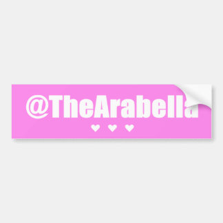 Adesivo Para Carro autocolante no vidro traseiro do @TheArabella