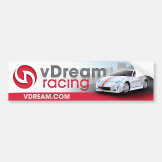 Adesivo Para Carro autocolante no vidro traseiro do vDream (vermelho)