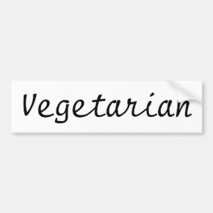 Adesivo Para Carro Autocolante no vidro traseiro do vegetariano