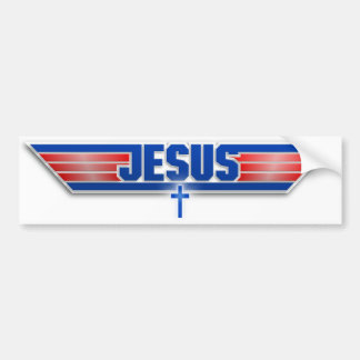 Adesivo Para Carro Autocolante no vidro traseiro do Wingman do Jesus