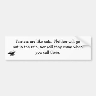 Adesivo Para Carro Autocolante no vidro traseiro dos Farriers e dos