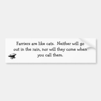Adesivo Para Carro Autocolante no vidro traseiro dos Farriers e dos