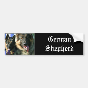 Adesivo Para Carro Autocolante no vidro traseiro dos german shepherd