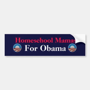 Adesivo Para Carro Autocolante no vidro traseiro dos Mamas Para Obama
