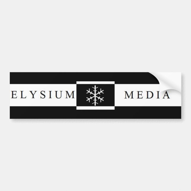Adesivo Para Carro Autocolante no vidro traseiro dos meios do Elysium (Frente)