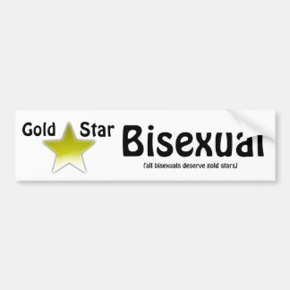 Adesivo Para Carro Autocolante no vidro traseiro Dourado do Bisexual