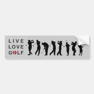 Adesivo Para Carro Autocolante no vidro traseiro Golfing do golfe