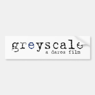 Adesivo Para Carro Autocolante no vidro traseiro Greyscale - branco