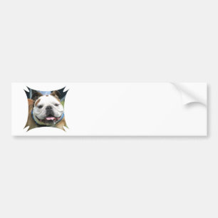 Adesivo Para Carro Autocolante no vidro traseiro inglês do buldogue