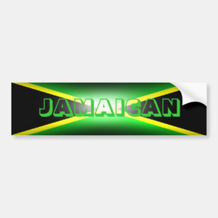 Adesivo Para Carro Autocolante no vidro traseiro jamaicano de Jamaica