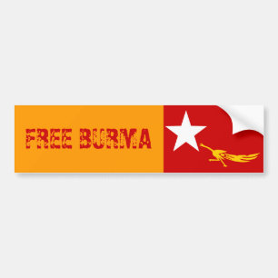 ADESIVO PARA CARRO AUTOCOLANTE NO VIDRO TRASEIRO LIVRE DE BURMA